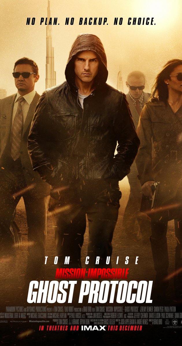 Mission Impossible 4 Ghost Protocol (2011) movie poster download