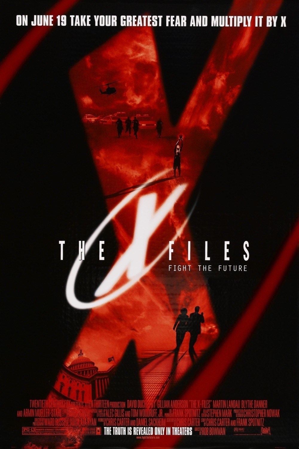 The X-Files Fight the Future (1998) movie poster download